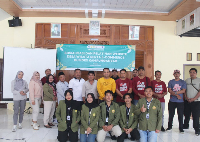 Mahasiswa UPN Jatim Luncurkan Website Desa Wisata Kampunganyar, Langkah Nyata Wujudkan Desa Digital 