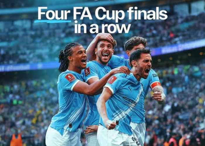 Man City ke Final Piala FA Empat Kali Beruntun, Guardiola Tegaskan Treble Masih Jauh