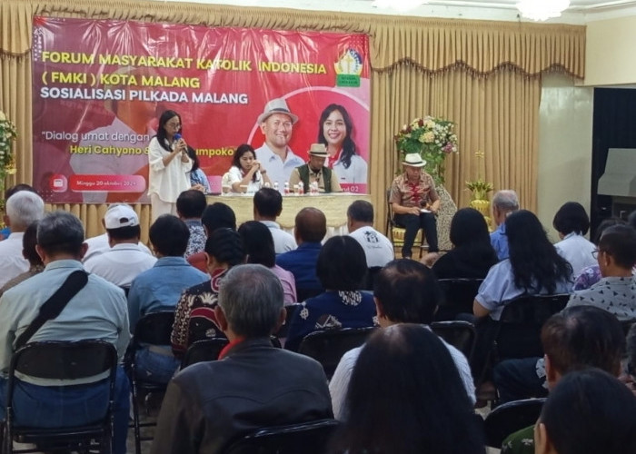 Dialog FMKI Kota Malang, Paslon Nomor 2 Sam HC dan Mbak Ganis Perkuat Kerukunan Umat Beragama Lebih Harmonis