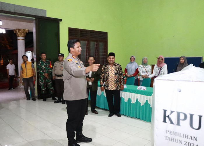 Kapolres Kediri Patroli Cek TPS