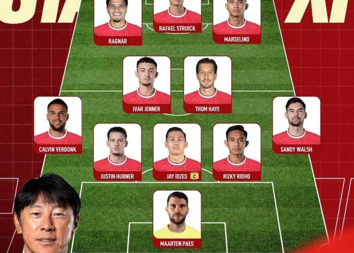 Inilah Susunan Resmi Indonesia vs Arab Saudi, STY Rotasi 3 Pemain