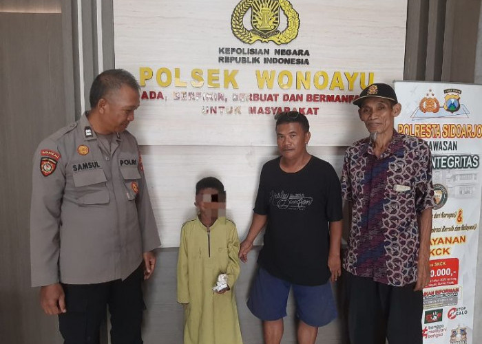 Warga dan Polsek Wonoayu Respons Cepat Penemuan Anak Enam Tahun di Sidoarjo