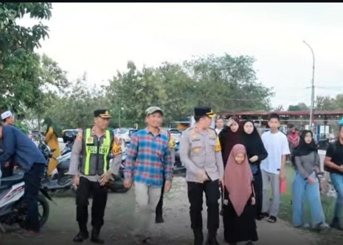 Pastikan Wisatawan Nyaman, Kapolres Bojonegoro Pimpin Langsung Patroli Dialogis di Waduk Sonorejo