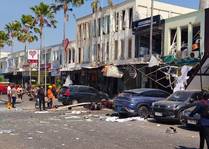 Ruko Nasi Tempong di San Antonio Meledak, 5 Orang Luka-Luka dan Puluhan Bangunan Rusak