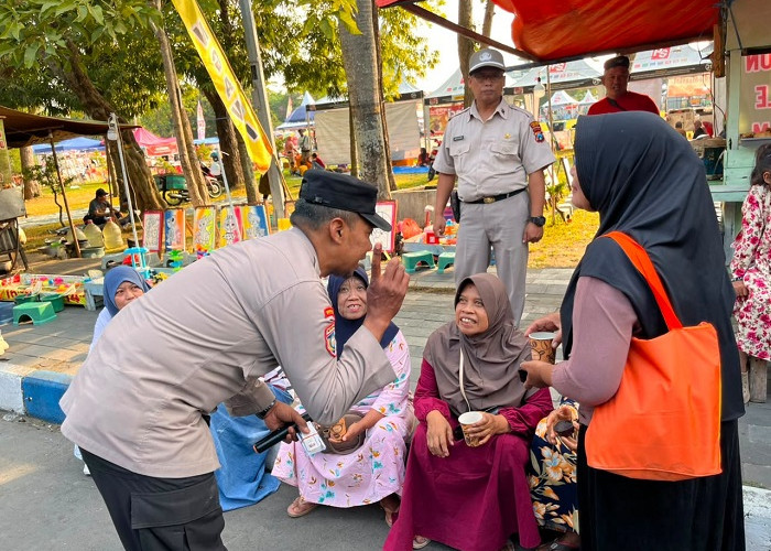 Pojok Kamtibmas Ramaikan SiNARENGAN 2026, Polres Ngawi Ajak Warga Jaga Kondusivitas