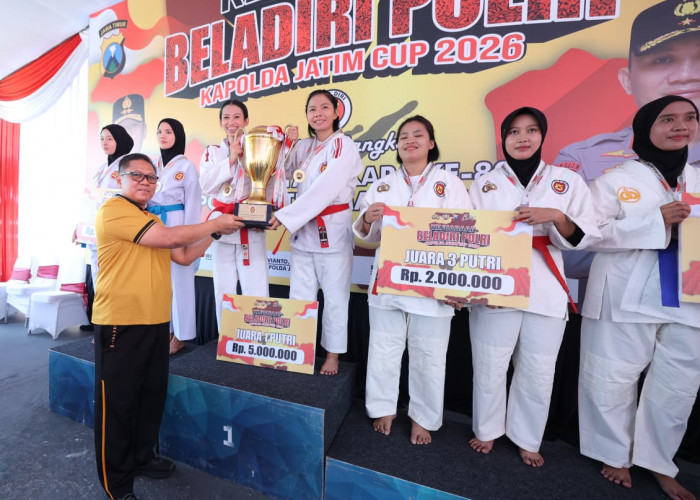 Kejuaraan Beladiri Piala Kapolda Jatim, Polres Kediri Sapu Bersih Gelar Juara