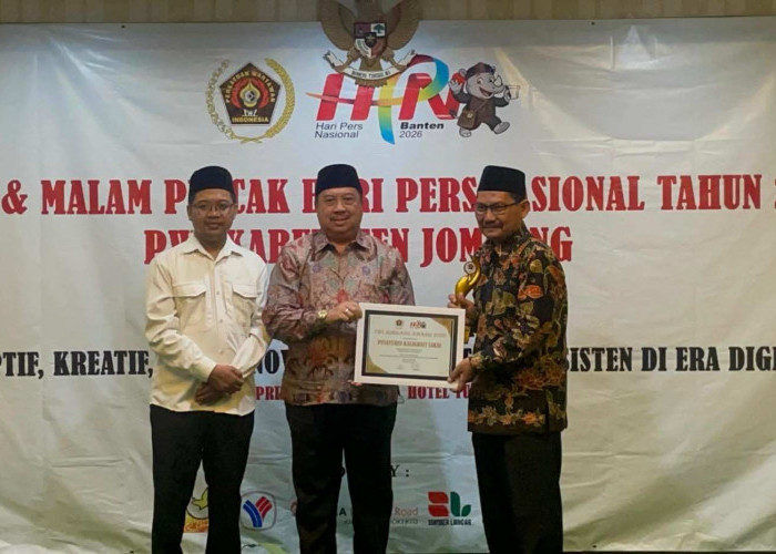 Malam Puncak HPN 2026, PWI Jombang Tekankan Peran Pers Lawan Hoaks di Era Digital