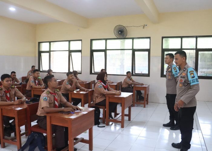 Cegah Bullying hingga Narkoba, Polres Mojokerto Hadirkan Patroli Jogo Sekolah di SMKN 1 Pungging