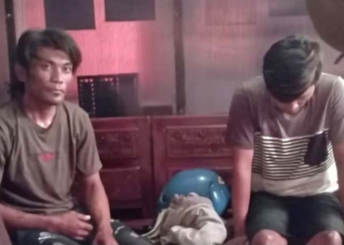 Dua Maling Motor di Area Sekolah Granti Pasuruan Tertangkap