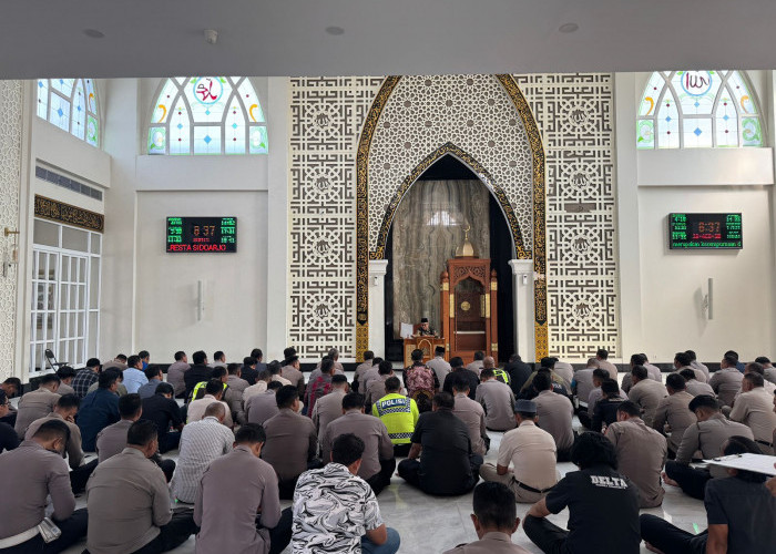 Polresta Sidoarjo Gelar Binrohtal, Tingkatkan Keimanan dan Ketaqwaan Anggota