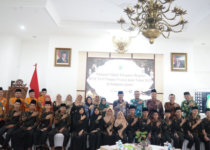 Bupati Magetan Lepas 19 Kafilah MTQ Tingkat Provinsi Jatim Ke-XXXI Jember