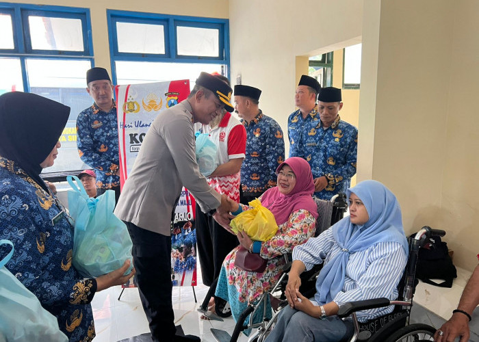 Peringati HUT Korpri, ASN Polresta Sidoarjo Gelar Baksos dan Pemeriksaan Kesehatan Gratis untuk Disabilitas