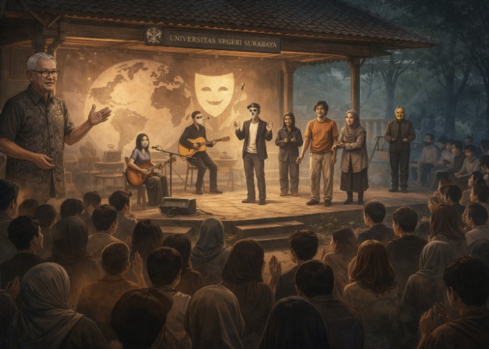 Sendratasik Unesa Rayakan Hari Teater Dunia 2026 Lewat Pertunjukan Sarat Pesan Sosial