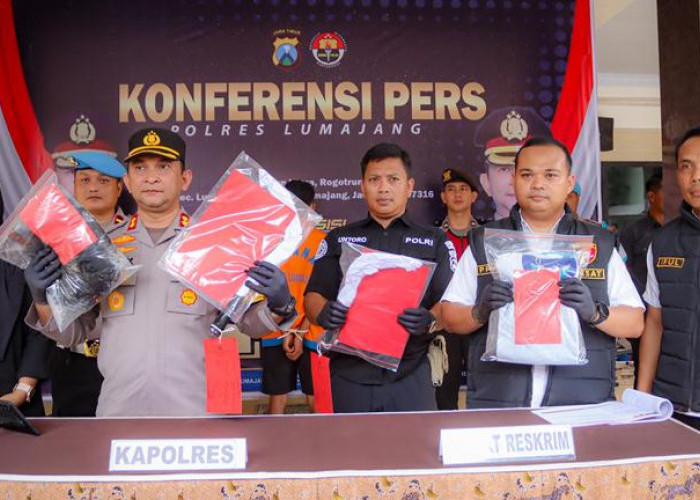 Polres Lumajang Ungkap Pelaku Pembunuhan di SPBU Klakah dalam Waktu Kurang dari 24 Jam