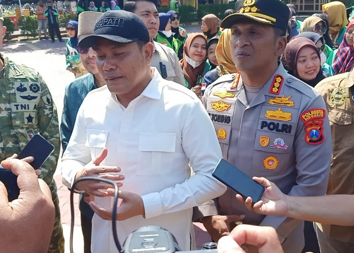 100 Hari Kepergian Alfan Kurniawan, Forkopimda Sidoarjo Bagikan Sembako ke 1.000 Ojol