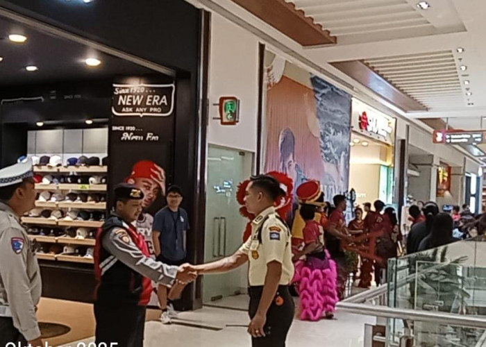 Polsek Mulyorejo Sambangi Galaxy Mall, Antisipasi Kejahatan di Pusat Perbelanjaan
