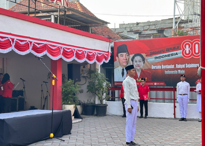 Peringati HUT Ke-80 RI, DPC PDI Perjuangan Surabaya Ajak Kader Instrospeksi dan Bersatu