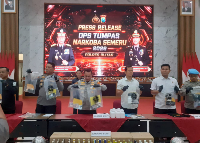 12 Hari, Polres Blitar Ungkap 10 Kasus Narkoba dengan 13 Tersangka, Ada Ibu RT Ikut Terjerat