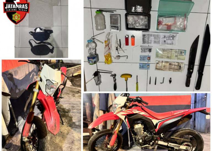Dua Residivis Kambuhan Diringkus, Polisi Temukan Sajam dan Alat Isap Sabu