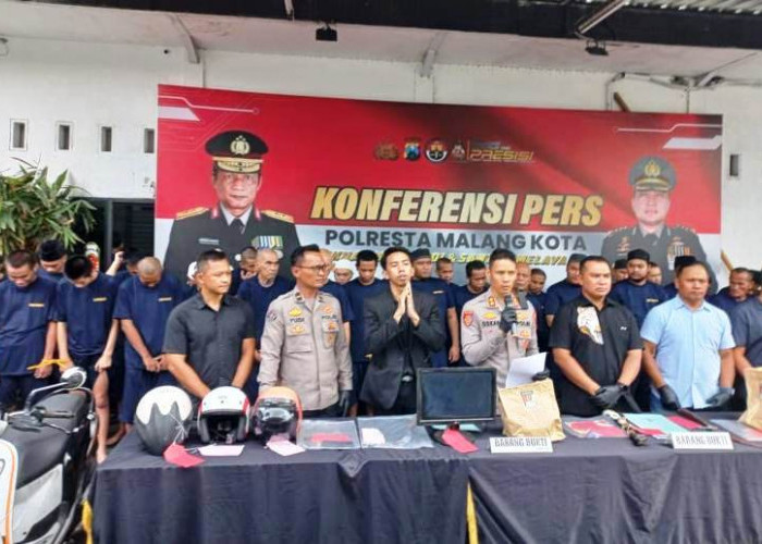 Operasi Sikat Semeru, Polresta Malang Kota Gulung 51 Tersangka Termasuk Pencuri Mobil