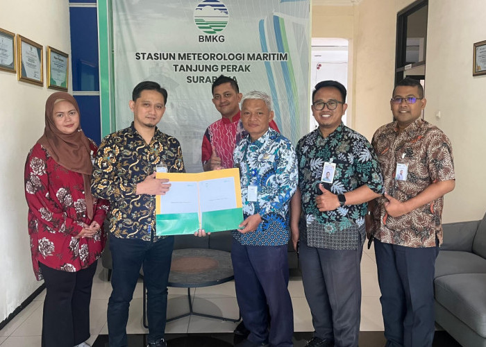 Perkuat Sinergi, BSI KCP Surabaya Ampel Mas Mansyur Jalin Kerja Sama Strategis dengan BMKG