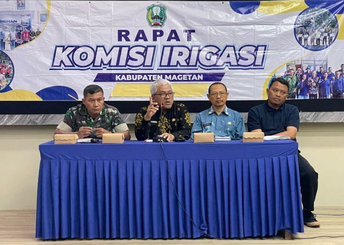 Pemkab Magetan Bahas Pemanfaatan Air untuk Persiapan Musim Tanam I dalam Rapat Komisi Irigasi