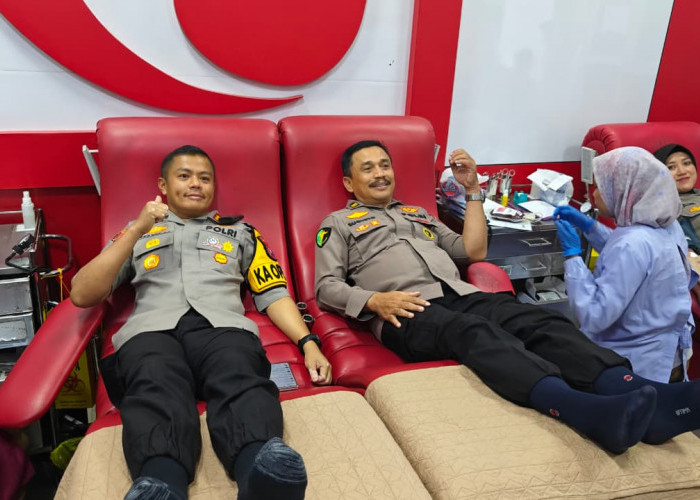 Polres Gresik Gelar Donor Darah Peringati Hari Jadi Ke-77 Polwan