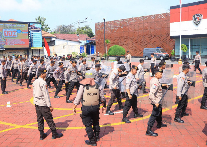 Polres Ngawi Tingkatkan Kesiapsiagaan Personel Melalui Latihan Dalmas