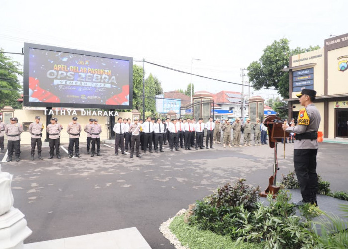 Polres Kediri Kota Mulai Gelar Operasi Zebra 2025, Tindak Tujuh Pelanggaran Prioritas