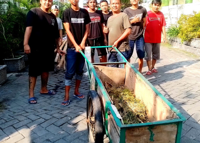 Warga Gang Menteng Bringkang Kompak Sambut Hari Kemerdekan RI 