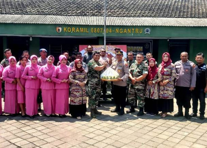 Tasyakuran HUT TNI ke-80, Koramil 0807/04 Ngantru Dapat Dukungan Masyarakat Tulungagung
