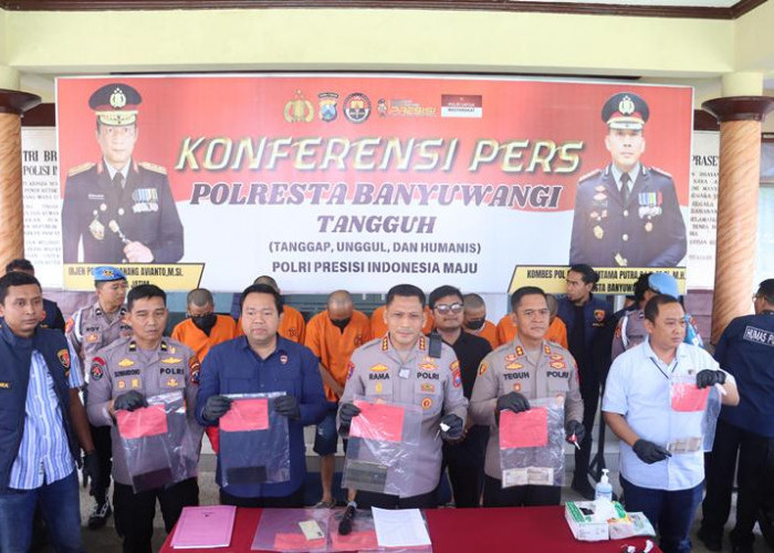 Polresta Banyuwangi Gulung Gembong Curanmor, Modus Manfaatkan Kunci Nyantol