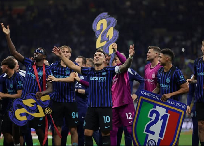 Inter Milan Juara Serie A! Tekuk Parma 2-0, Gelar ke-21 Resmi Dikunci