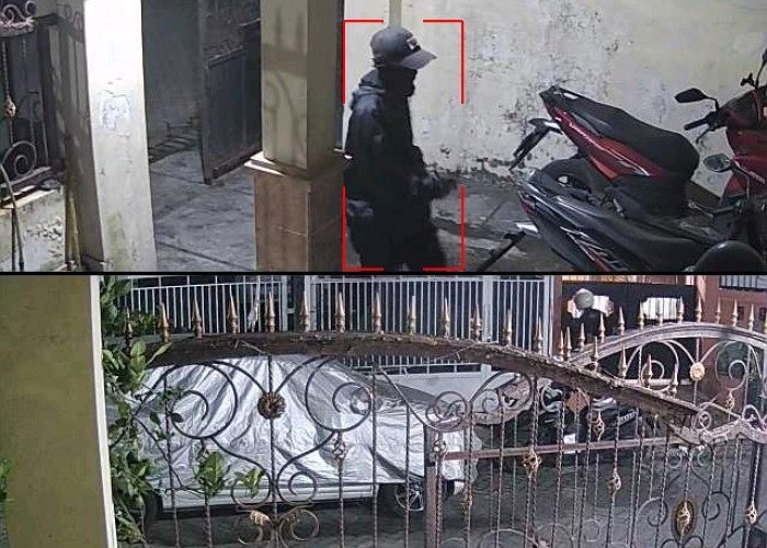 Sebulan Perumahan Sentra Alam Candi Diobok-obok Maling, Terekam CCTV Gasak Honda Vario