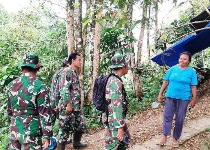 Kodim 0821 Lumajang Cek Pengungsian Dataran Tinggi untuk Pastikan Keamanan Warga Semeru