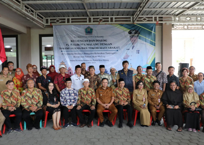 Pj Wali Kota Malang Sebut Kampung Moderasi Wujud Kerukunan Antar Umat Beragama 