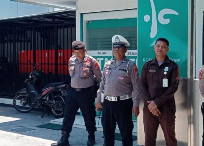 Antisipasi Kejahatan Siang Hari, Polsek Mulyorejo Intensifkan Patroli Perbankan di Kertajaya Surabaya
