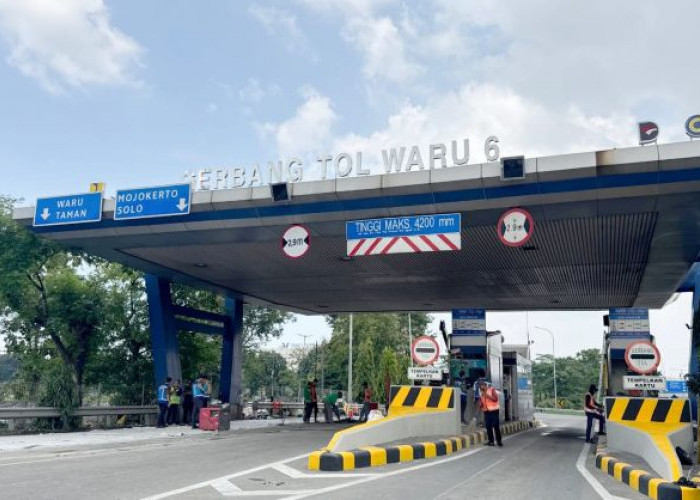 GT Waru 6 Dibuka Lebih Cepat Jelang Iduladha, Arus Tol Surabaya Diprediksi Lancar