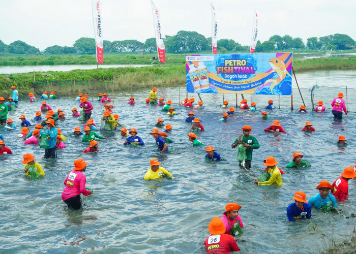 Petrokimia Gresik Gelar Petro Fishtival 'Gogoh Iwak', Edukasi Petambak Terapkan Good Aquaculture Practices