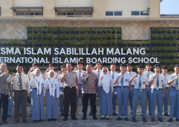 Marak Aksi Demo, Polresta Malang Kota Datangi Sejumlah Sekolah 