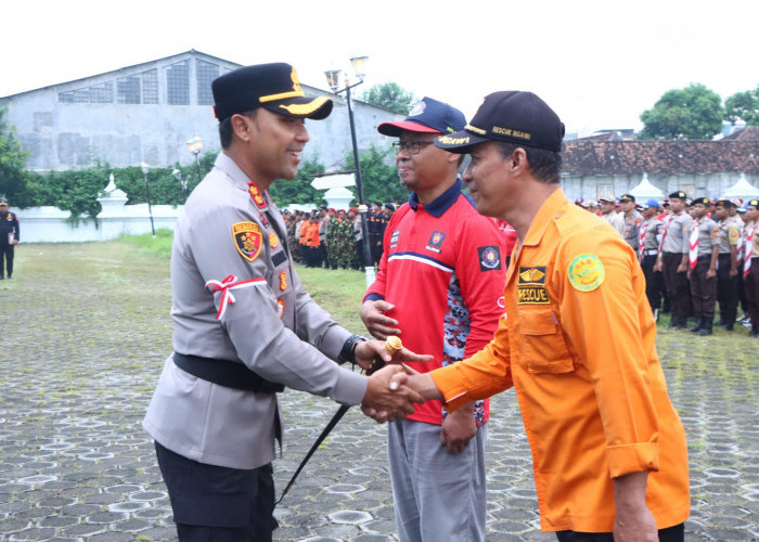 Apel Sabuk Kamtibmas, Kapolres Ngawi Tegaskan Komitmen Jaga Kondusifitas Wilayah