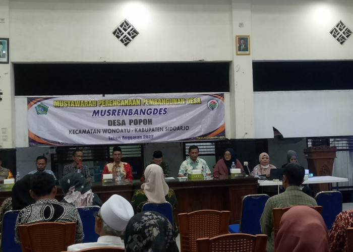 Wujudkan Perencanaan Partisipatif, Pemdes Popoh Wonoayu Gelar Musrenbangdes
