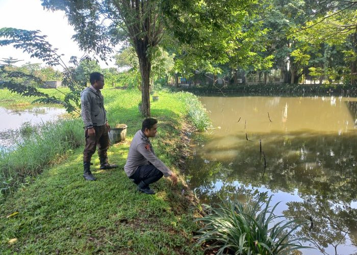 Polsek Sidoarjo Kota Optimalkan Lahan Ketahanan Pangan Rangkah Kidul