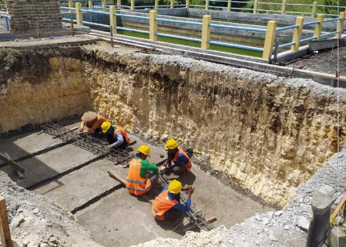 Proyek Peningkatan IPLT Ngawi Melebihi Target