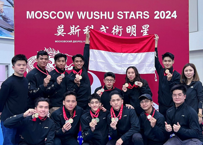 Wushu Jatim Jadi Wakil Indonesia, Sabet 13 Medali di Ajang Moscow Wushu Stars 2024