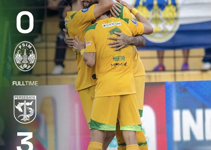 Persebaya Tampil Superior di Kandang PSIM Yogyakarta Menang 3-0