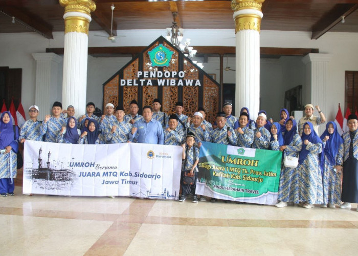 7 Juara MTQ Asal Sidoarjo Dihadiahi Umrah
