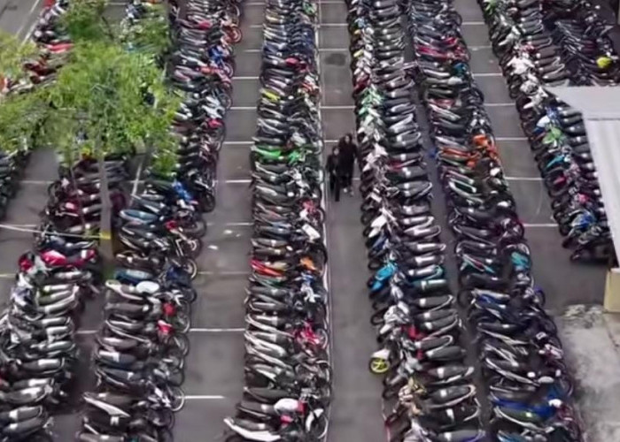 Bazar 800 Motor Sitaan dari Pelaku Curanmor Digelar Polrestabes Surabaya, Ini Jadwalnya