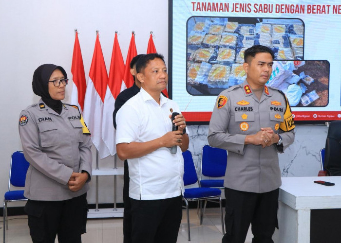 Polres Ngawi Gagalkan Peredaran Narkoba Jenis Sabu 29,98 Kg 