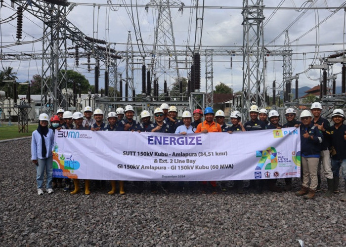 PLN UIP JBTB Berhasil Energize SUTT 150 kV dan Extension 2 Line Bay GI 150 kV Kubu-Amlapura 